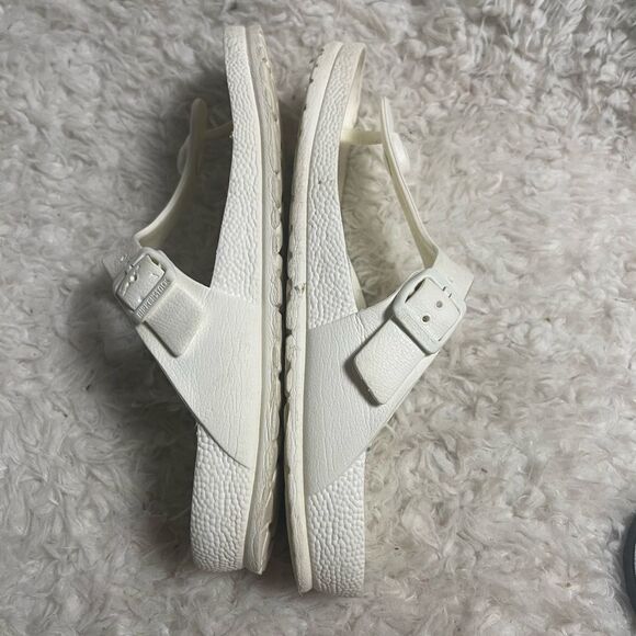 BIRKENSTOCK GIZEH EVA WHITE slides Sandals Size 38 L7 - Picture 4 of 8